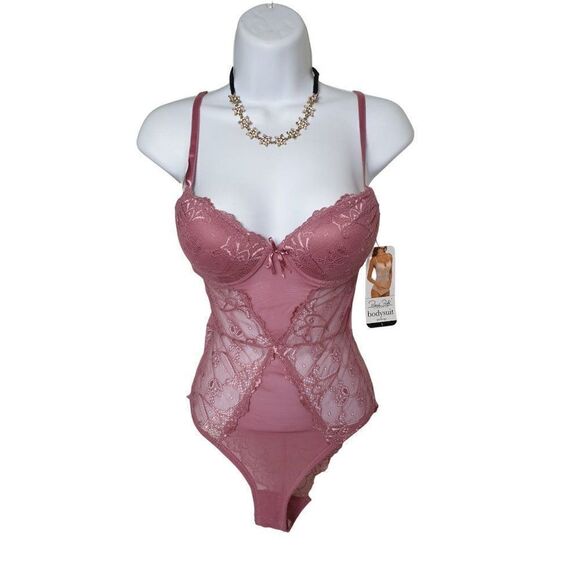 Rene Rofe Push Up Bodysuit Lace Sexy Teddy Lingerie Bodysuit NWT - Picture 9 of 9